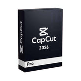 CapCut Pro 2026 software packaging on a white background