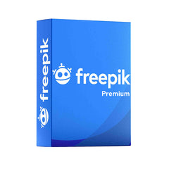 Freepik Premium product packaging on a white background