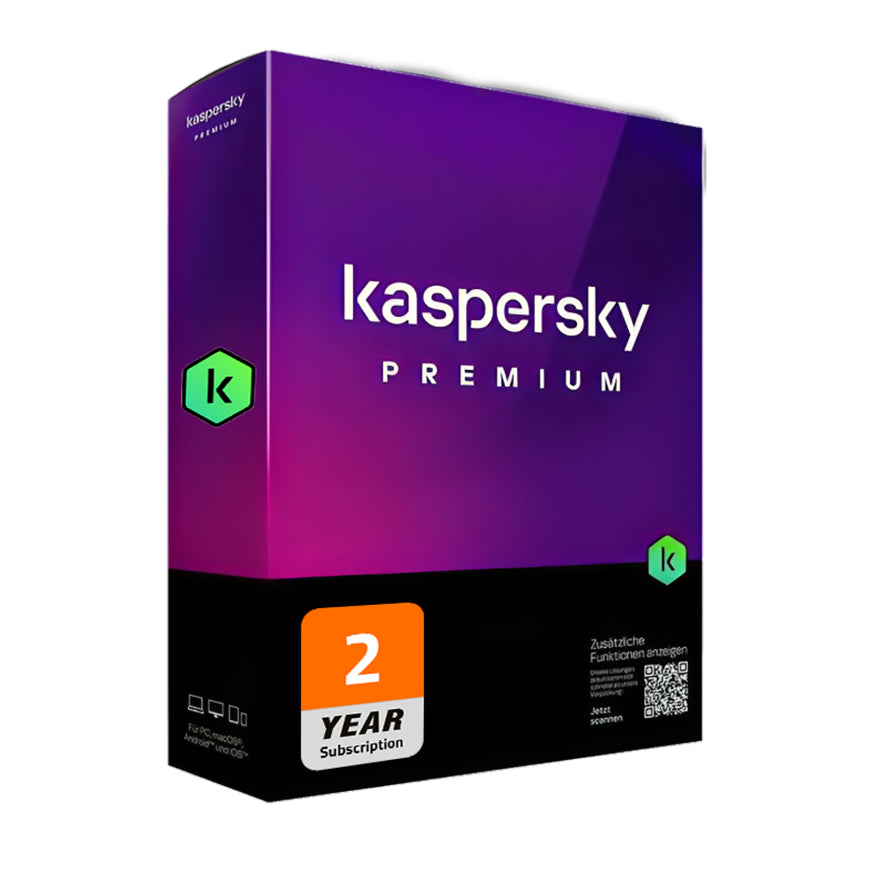 kaspersky premium 2 years subscription box
